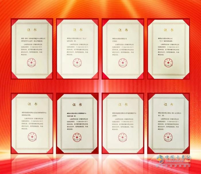 質(zhì)量領(lǐng)域再獲肯定！濰柴拿獎到手軟