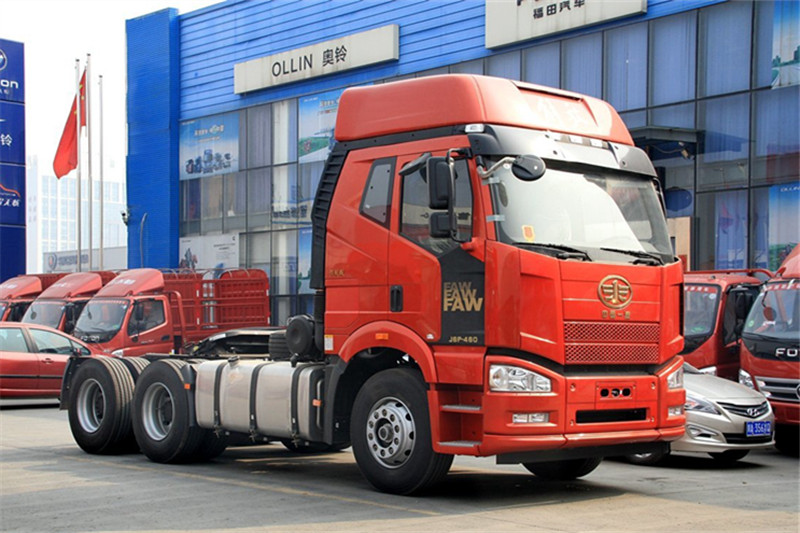 一汽解放 J6P重卡 領(lǐng)航版 460馬力 6X4 國五牽引車(CA4250P66K24T1AE5)