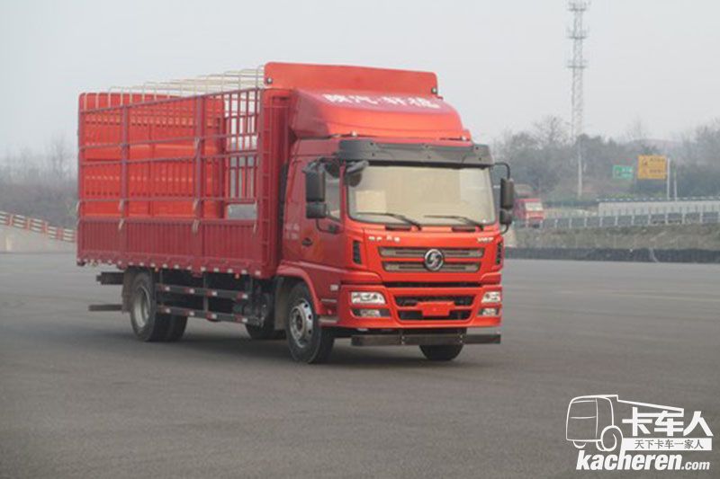 陜汽商用車 軒德X6中卡 輕量化版 160馬力 4X2 6.8米 國五倉柵式載貨車（SX5181CCYGP51）