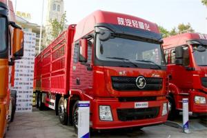 陜汽重卡 德龍X3000 超強版 430馬力 8X4 9.55米 國五欄板載貨車(液緩)(SX13104C456)