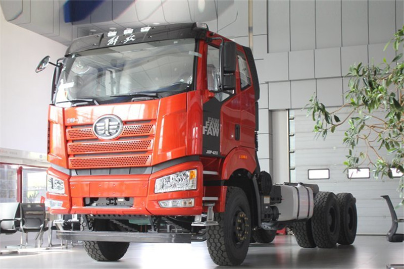 一汽解放 J6P重卡 420馬力 6X4 6.4米 國(guó)五自卸車(chē)底盤(pán)(CA3250P66K2L2BT1A1E5)