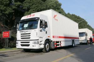 一汽解放青汽 途V重卡 290馬力 4X2 9.65米 國(guó)五廂式載貨車(chē)(CA5180XXYP2K2L7E5A80)
