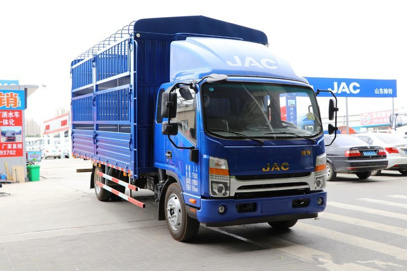 江淮 帥鈴Q7 154馬力 5.2米 國(guó)五排半倉柵式輕卡載貨車(HFC5120CCYP91K1D1V)