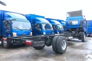 江淮帥鈴 威司達(dá)W570中卡 180馬力 4X2 7.8米 國(guó)五排半廂式載貨車(HFC5182XXYP70K1E3V)