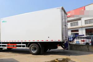 福田 奧鈴大黃蜂 210馬力 6.1米 國(guó)五排半廂式載貨車(chē)(BJ5186XXY-A1)