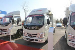 福田 奧鈴CTX中卡 156馬力 4X2 4.75米 國(guó)五排半廂式載貨車(BJ5109XXY-FC)