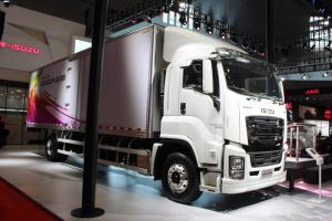 慶鈴 五十鈴巨咖 350馬力 4X2 9.6米 國(guó)五廂式載貨車(QL5180XXYU1VDRJ)