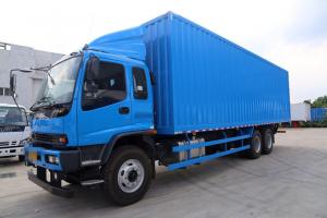 慶鈴 FVZ重卡 300馬力 6X4 9.35米 國(guó)五廂式載貨車(八擋)(QL5250XXYWTFZJ)
