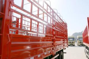 東風(fēng)商用車 天錦中卡 160馬力 4X2 6.75米 國(guó)五倉(cāng)柵式載貨車(DFH5160CCYBX1JV)