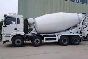 陜汽重卡 德龍新M3000 輕量化版 340馬力 8X4 7.98方混凝土攪拌車(chē)(SX5310GJBMB306)