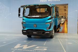 飛碟汽車 W5 130馬力 4×2 國(guó)六 4.18米 單排平板載貨車（FD1040W68K6-1） 