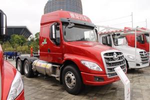東風(fēng)柳汽乘龍 T5重卡 430馬力 6X4 國(guó)五 LNG長(zhǎng)頭牽引車(赤焰紅)(LZ4250T5DL)