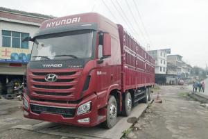 現(xiàn)代商用車(chē) 創(chuàng)虎XCIENT重卡 410馬力 8X4 9.45米 國(guó)五 倉(cāng)柵式載貨車(chē)(CHM5310CCYKPQ80V)