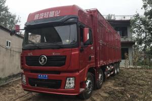 陜汽重卡 德龍X3000 加強版 400馬力 8X4 9.5米 國五 LNG倉柵式載貨車(SX5318CCY4V456TL)