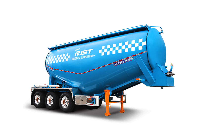 瑞江罐車 38方 臥式單倉(cāng)碳鋼粉罐半掛車 下灰半掛車（WL9404GXHE）