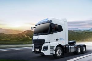 遠(yuǎn)程汽車 甲醇重卡 316kw 6×4 國六 牽引車(DNC4250GM6) 高速版本（最高車速110km/h）