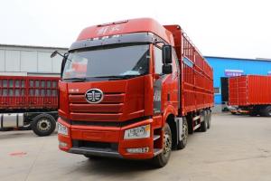 一汽解放 J6P 領(lǐng)航版 460馬力 8X4 9.4米 國(guó)六 倉柵式載貨車(CA5310CCYP66K24L7T4E6)