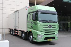 一汽解放 J7重卡 560馬力 8X4 9.4米 國(guó)六 AMT自動(dòng)擋廂式載貨車(chē)(CA5310XXYP77K24T4E6)