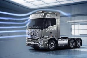 福田 歐曼銀河 穿越版 520馬力 6X4 國(guó)六 AMT自動(dòng)擋牽引車(帶緩速器)(BJ4259Y6DHL-12)