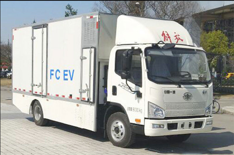 一汽解放輕卡 J6F 6×4 4.51米單排燃料電池廂式運(yùn)輸車(CA5081XXYP40L3FCEVA84) 