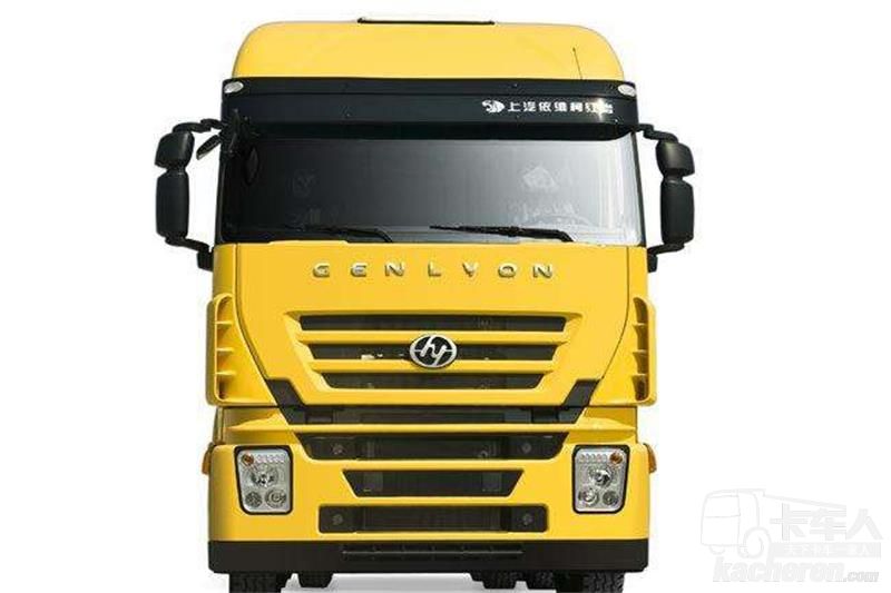 上汽紅巖 杰獅重卡 290馬力 6X4 9.4米 國(guó)四 倉(cāng)柵載貨車(chē)(CQ5255CCYHMG594)