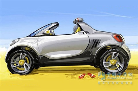 奔馳smart小型電動皮卡
