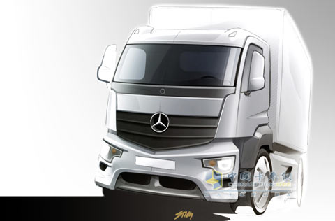 全新梅賽德斯-奔馳Antos載重車(chē)