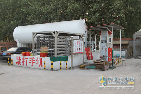 LNG撬裝站的安裝為車隊(duì)解決了燃料供應(yīng)問題